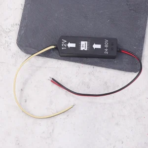 convertisseur abaisseur tension courant continu multitension universel 12V 24V 80V stable efficace protections anticourtcircuit antisurcharge surchauffe surtension compact boitier plastique