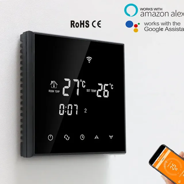 Contrôleur de température à écran tactile WiFi 24 V/240… – vue 3