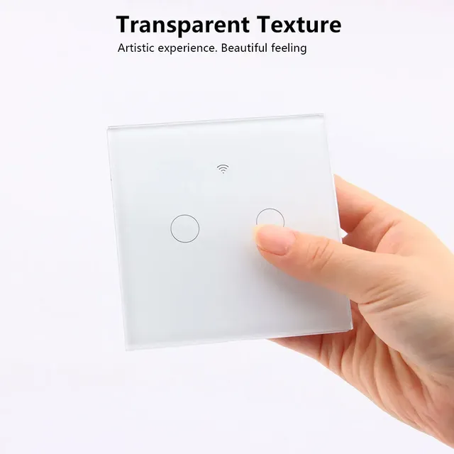 Commutateur WiFi intelligent interrupteur tactile ue – vue 4