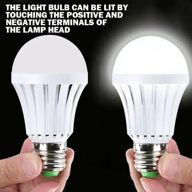 Ampoule LED rechargeable E27 bulbe A60 opalin diffuseur… – vue 2