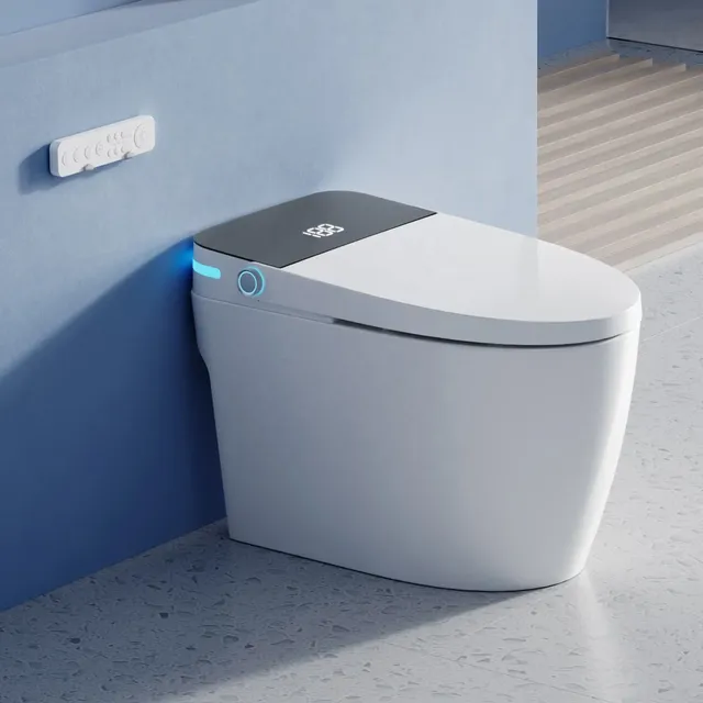 Toilette intelligente automatique sans bords compact… – vue 6