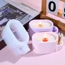 Tasse à bougie ovale avec boîte de rangement de… – vue 2