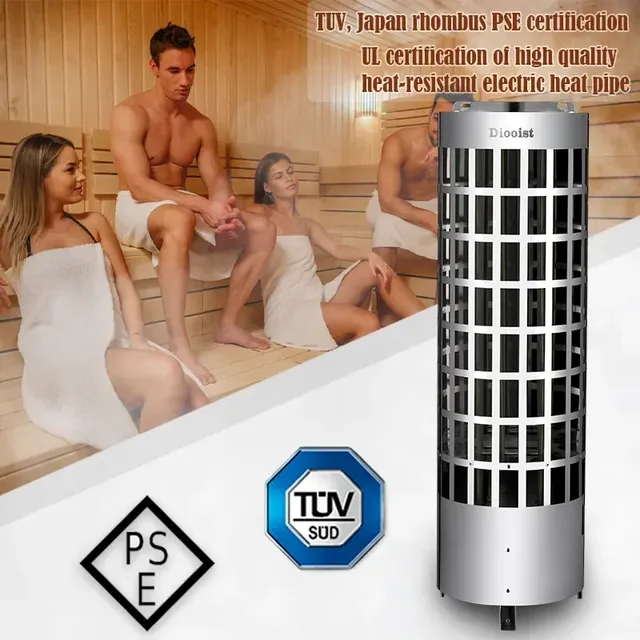 Poêle sauna électrique acier inoxydable 3kW compact… – vue 3