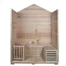 Sauna extérieur traditionnel résineux cabine bois porte… – vue 4