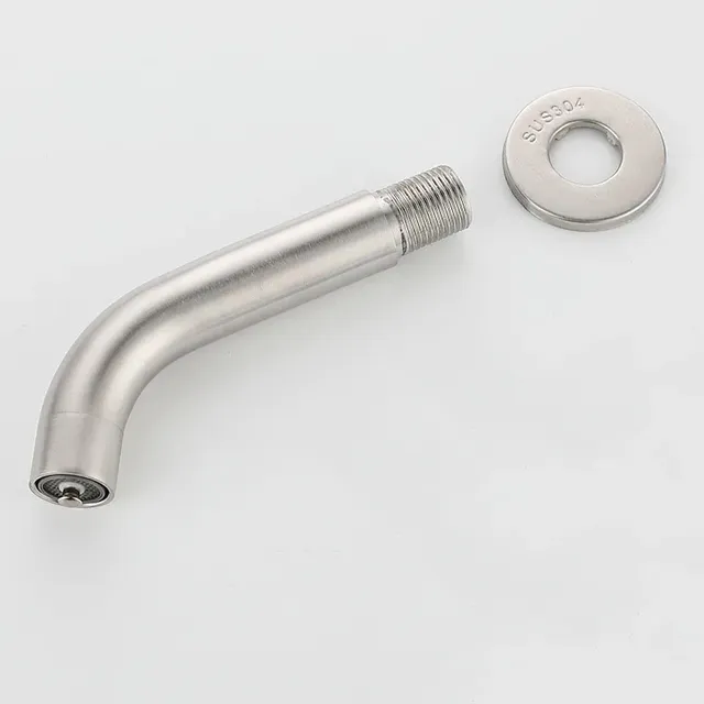 Robinet Mural Lavabo Acier Inoxydable Brossé Nickel… – vue 6