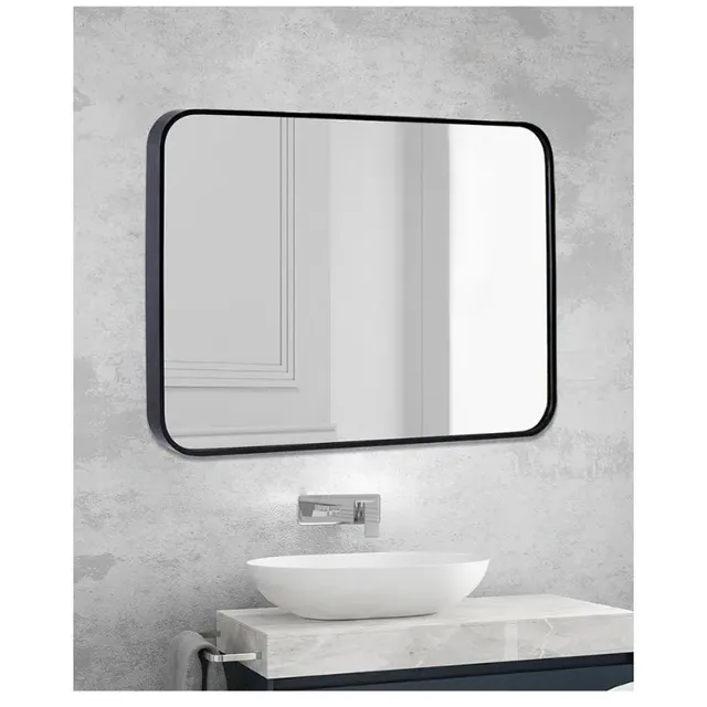 Miroir de salle de bains à cadre en aluminium – vue 6