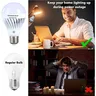 Intelligent 7W E27 B22 LED 220V ampoule rechargeable… – vue 3