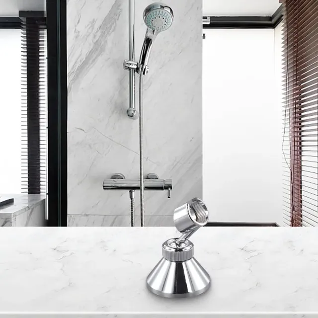 Support de pomme de douche chromé – vue 6