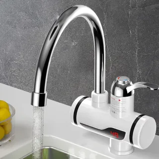 Robinet d'eau chaude instantanée-robinet électrique à chauffage rapide…