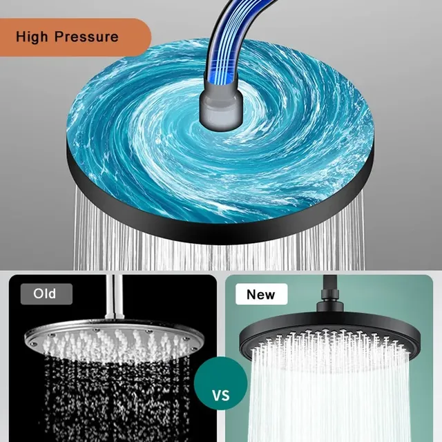 9/10 pouces 360 ° Pommeau de douche de pluie pivotant – vue 2