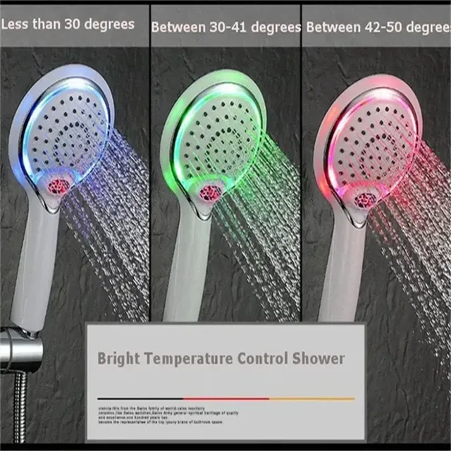Pommeau de douche LED – vue 2