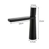 Mitigeur lavabo monocommande laiton massif noir mat doré… – vue 6