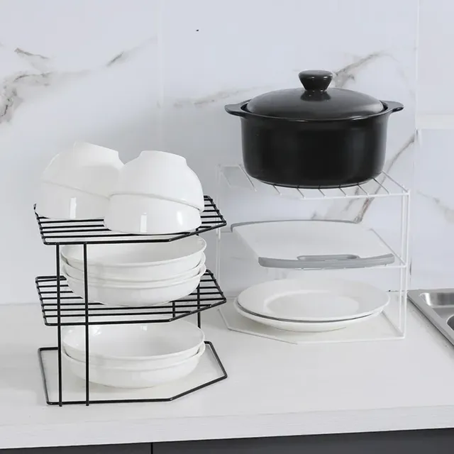 Étagère d'angle de rangement de cuisine – vue 2