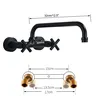 Robinet de lavabo en laiton Antique – vue 5