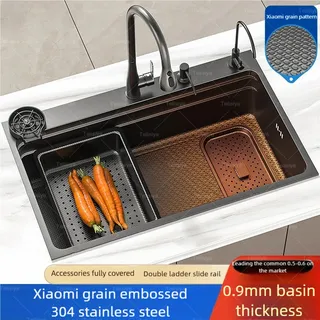 Évier de cuisine en acier inoxydable