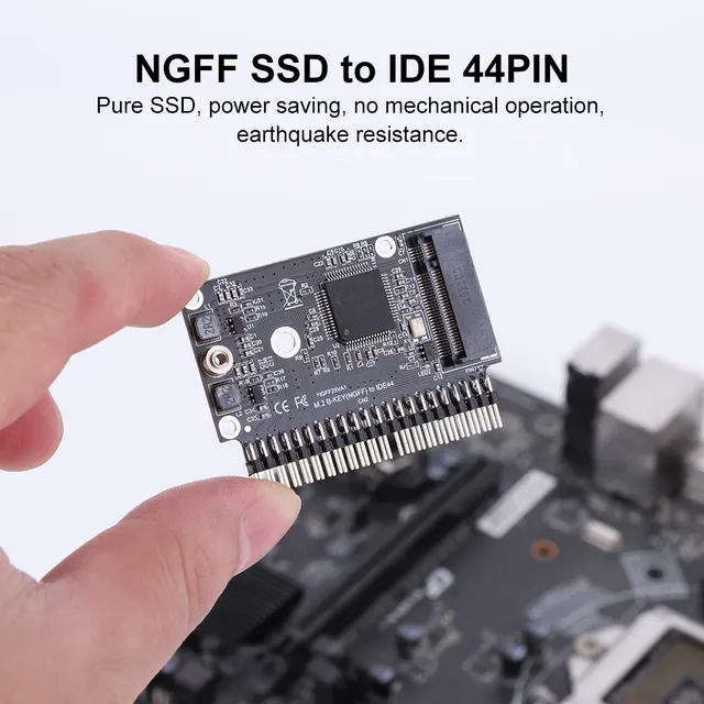 Adaptateur M.2 IDE M.2 NGFF SATA SSD vers 2.5 IDE SATA SSD – vue 3