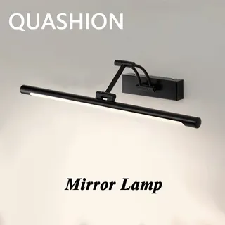 QUASHION salle de bain miroir applique LED métal pliable armoire…