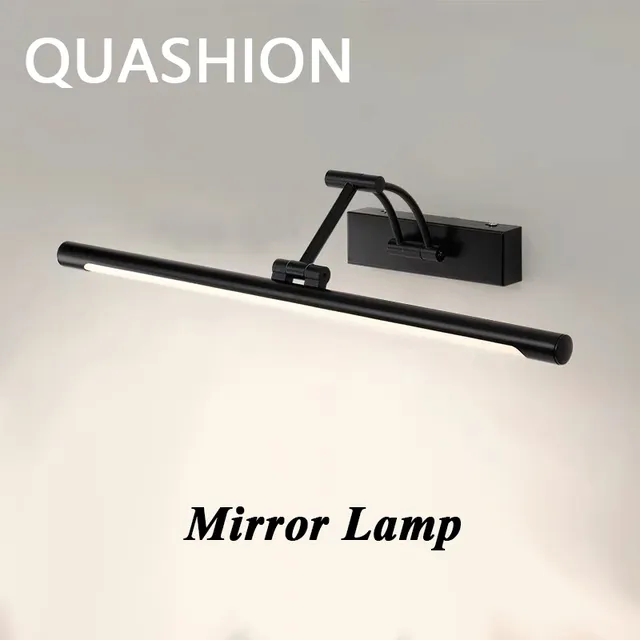 QUASHION salle de bain miroir applique LED métal pliable…