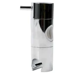 Support de pomme de douche réglable 19-25mm, 1 pièce, support de pomme de douche chromé, support de Rail de salle de bains, curseur pour salle de bain à domicile