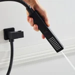 Pommeau de douche à main carré, fonction unique, arroseur universel à économie d&rsquo;eau, pulvérisateur de douche haute pression créatif à la mode