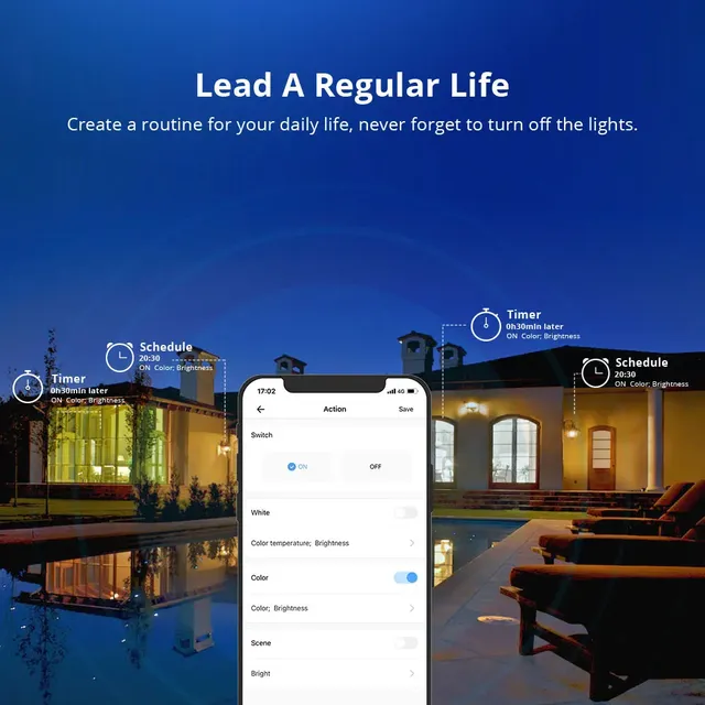 EWeLink Zigbee WIFI ampoule intelligente à intensité… – vue 6