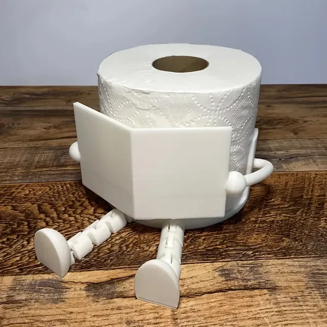 Porte-papier hygiénique amusant-un porte-papier… – vue 2