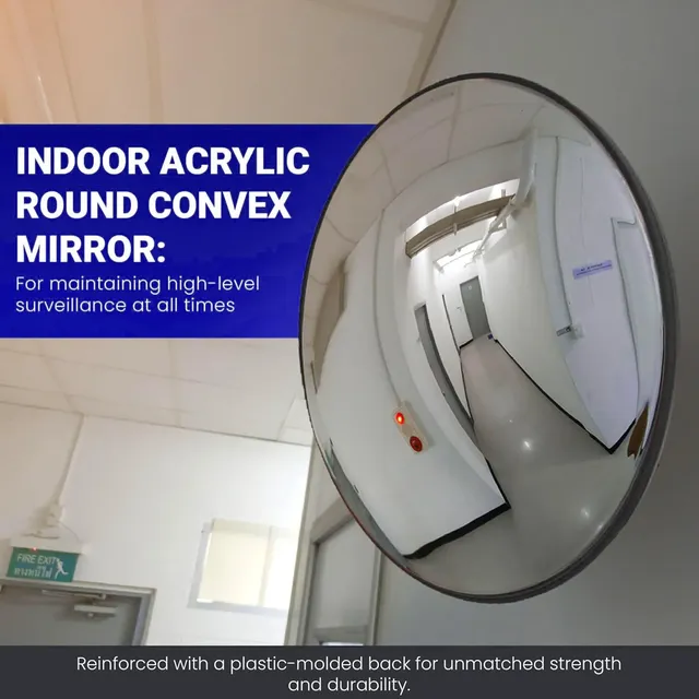 Miroir de sécurité incurvé – vue 3