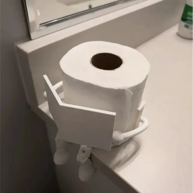Porte-papier hygiénique en forme de rat de bibliothèque… – vue 2