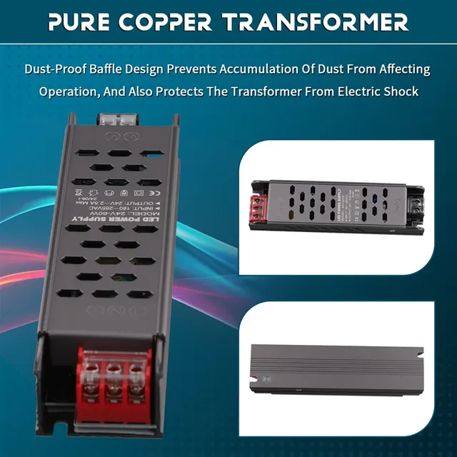 Transformateur alimentation decoupage 220V 24V 60W… – vue 2