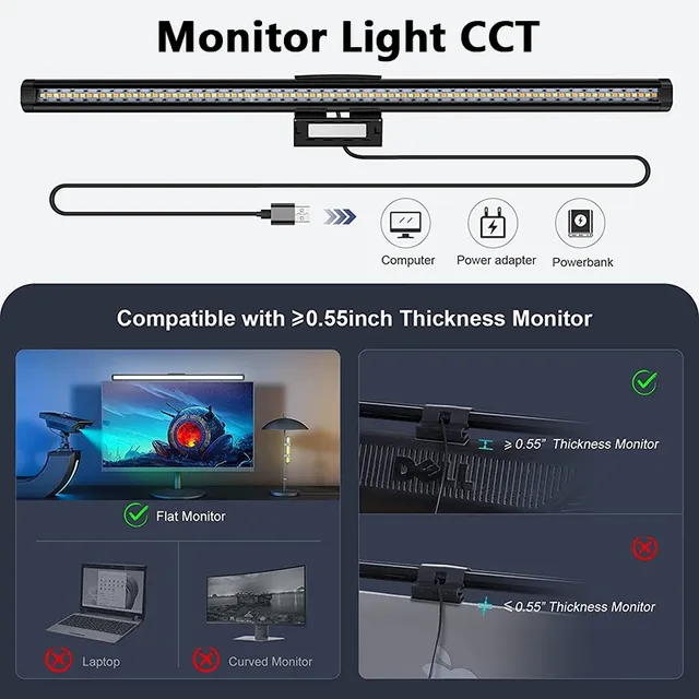 Lampe suspendue pour écran de protection des yeux – vue 3