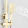 Système de douche brossé doré 3 en 1 – vue 4