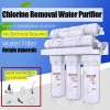 Système de filtre à eau 3 + 2, purificateur de filtre à eau potable en 5 étapes pour la cuisine domestique avec Kit de cartouche filtrante, Filtration du robinet