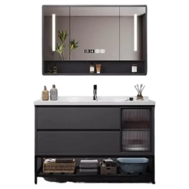 Meuble de salle de bain noir – vue 6