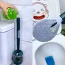 Brosse WC murale silicone picots manche ergonomique… – vue 5