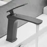 Robinet mitigeur lavabo monocommande monotrou noir mat… – vue 5