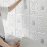 Papier peint panneau mural à motifs de brique 3D – vue 4
