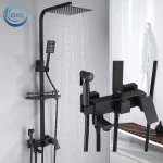 OXG – robinets de douche en laiton noir/Chrome, mitigeur de salle de bains, système de douche, ensemble de douche à pluie, Spray de douche pour salle de bains