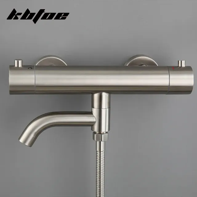 Ensemble de robinets thermostatiques de baignoire et de… – vue 5