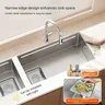 Évier de cuisine multifonctionnel en acier inoxydable 316L – vue 5