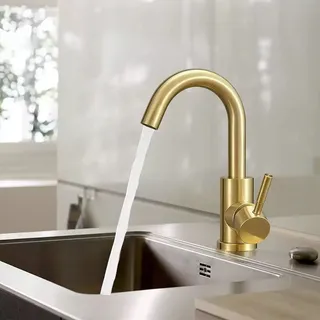 Robinet de cuisine en acier inoxydable