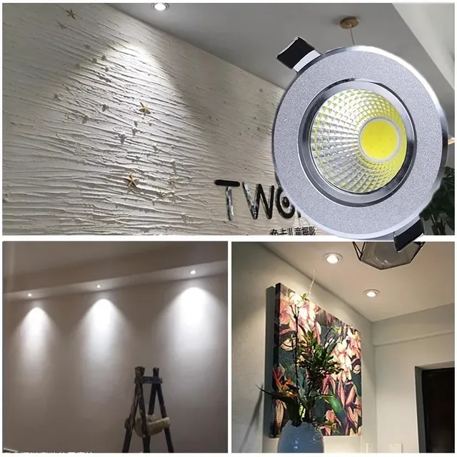 Downlights LED à intensité variable 7W 10W spots 12W 15W… – vue 2