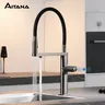 Robinet de cuisine gris pistolet de luxe
