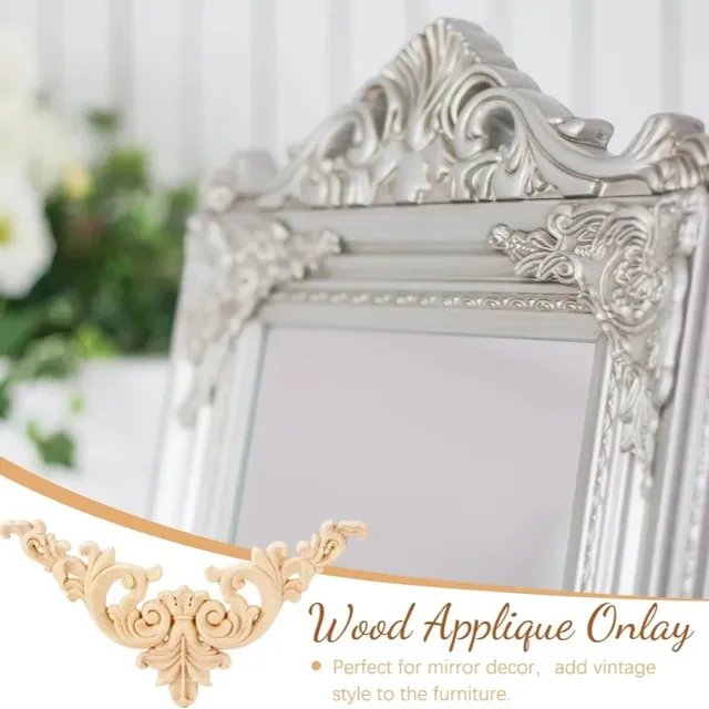 Appliques bois sculpté baroque rococo arabesques… – vue 5