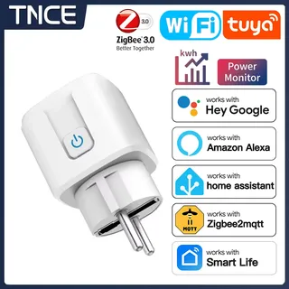 TNCE TUYA prise intelligente WiFi ou Zigbee3.0 prise EU 16A/20A…