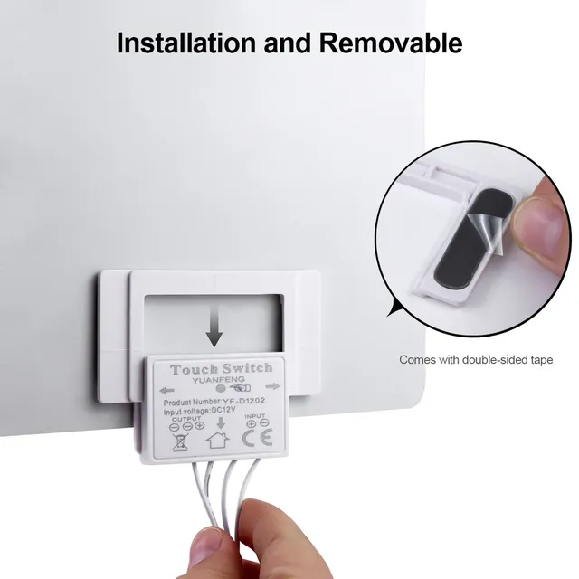 Variateur tactile pour bande lumineuse LED – vue 5