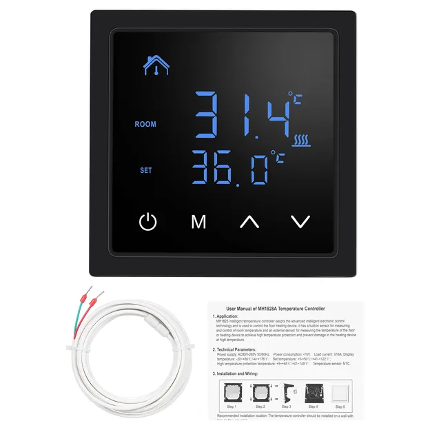Thermostat intelligent 16A – vue 5