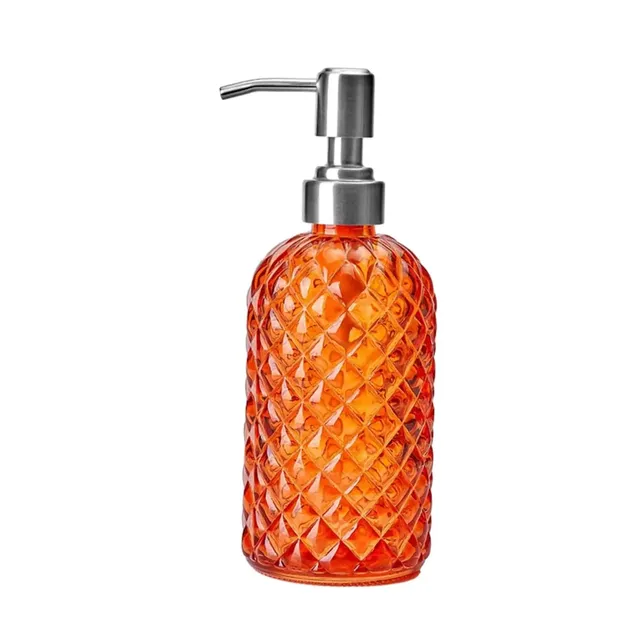 Distributeur savon verre rechargeable pompe manuelle… – vue 4