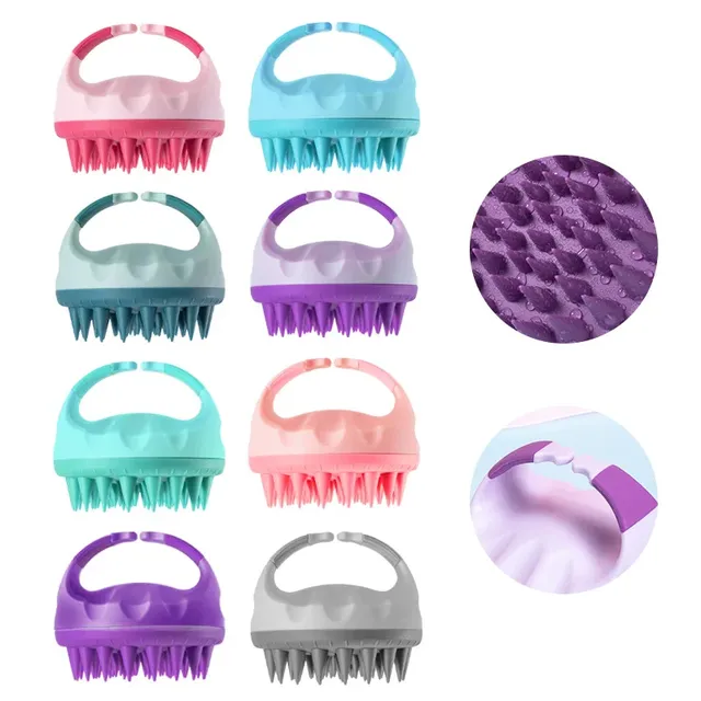 Brosse de massage de la tête en silicone – vue 6