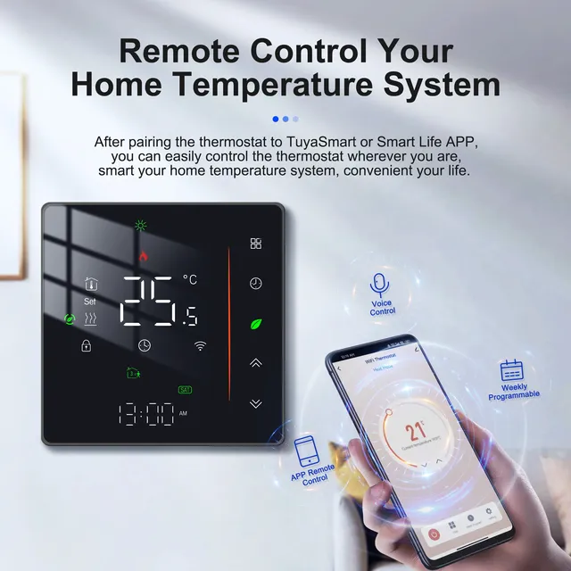 Tuya-Thermostat de Chauffage Intelligent – vue 2