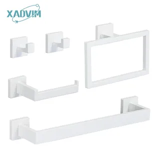 Ensemble mural accessoires salle bain acier inoxydable peint…